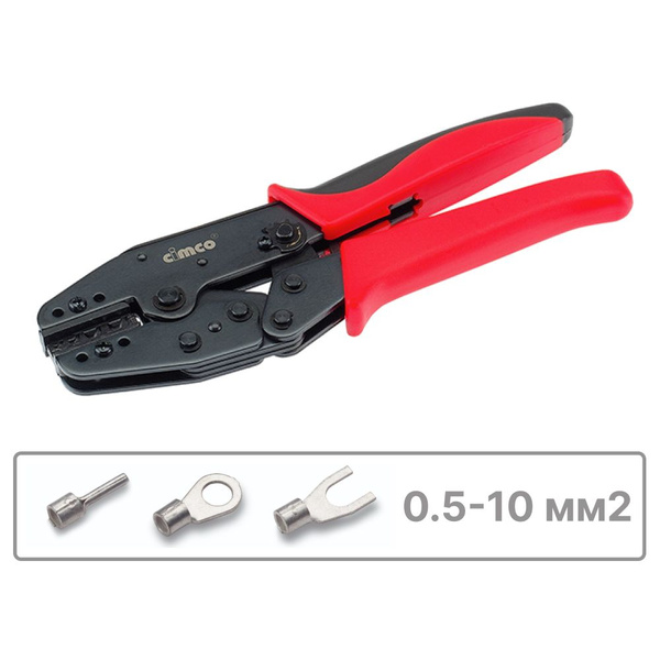 Кримпер (пресс-клещи) для обжима неизолированных кольцевых наконечников ...