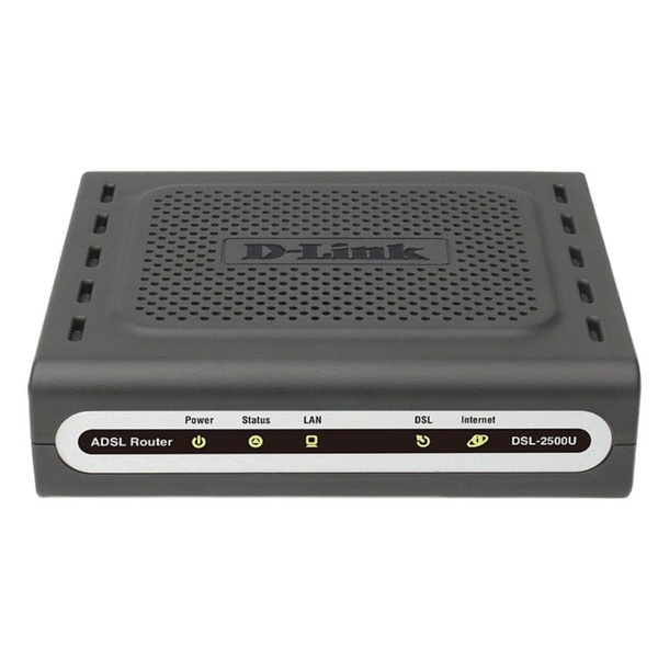 Роутер D-Link DSL 2500U ADSL2+ ETHERNET ROUTER, черный купить по низкой ...