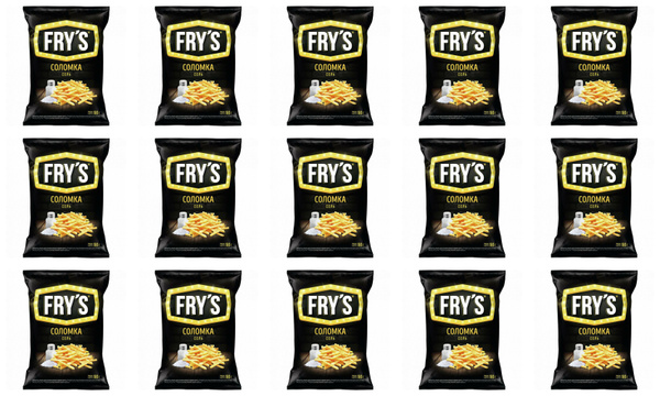FRY'S Чипсы, соломка соль, 90 г, 15 уп в коробке - купить с доставкой ...