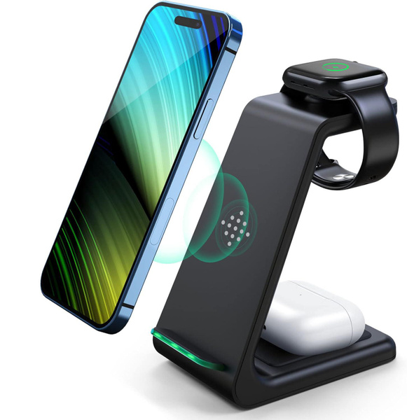 Беспроводное зарядное устройство BENSON 4 в 1 для смартфонов Айфон ...