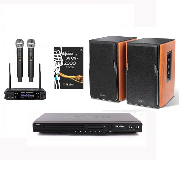 Комплект караоке для дома SkyDisco Karaoke Home Set 2 + R1380T ...