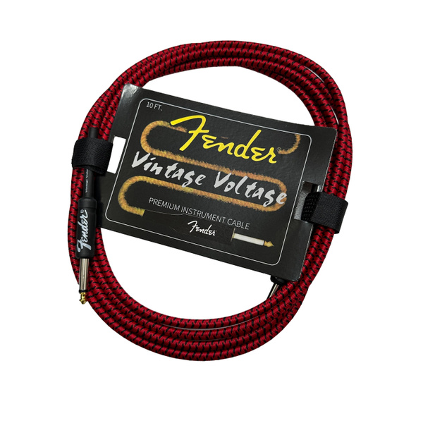 Премиум гитарный кабель 3 метров 6.3 jack Fender Vintage Voltage, шнур ...