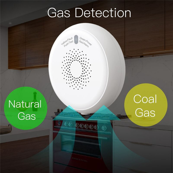 Умный датчик утечки газа ZigBee, датчик горючих газов - купить с ...