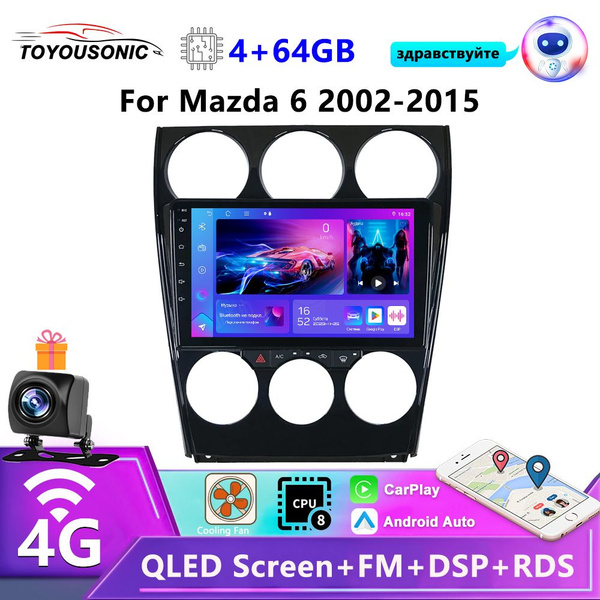 Магнитола для EOM Мазда Mazda 6 GG 2002-2007-Android-Процессор 8 ...