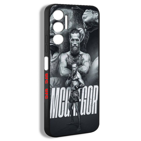 чехол на Tecno Pova 3 Конор МАКГРЕГОР в ЮФС рисунок черная UFC Conor ...