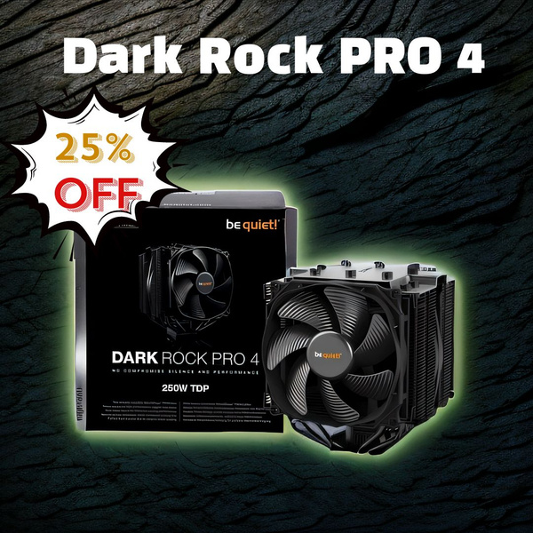 Кулер для процессора be quiet! Dark Rock PRO 4 1500 об/мин (BK022 ...