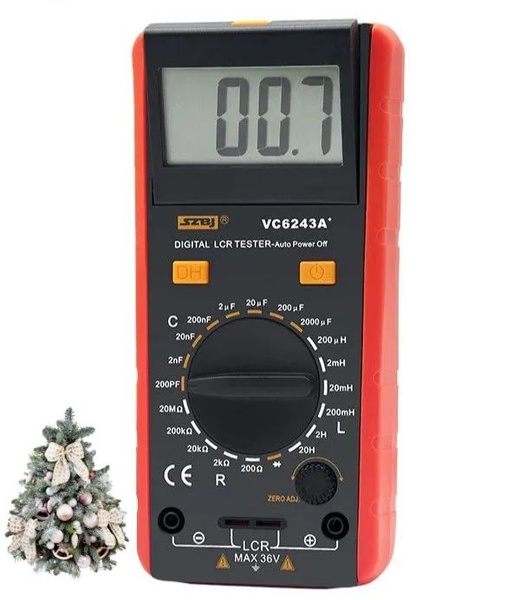 Мультиметр VC6243A измеритель индуктивности емкости сопротивления ...