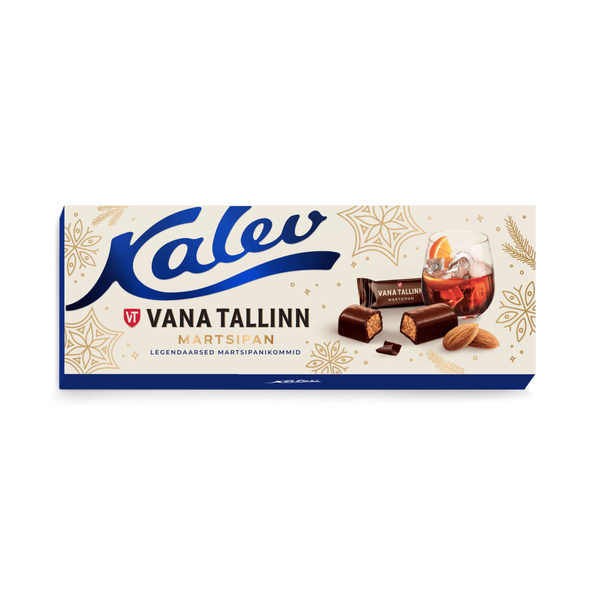 Конфеты шоколадные Kalev Vana Tallinn Martsipan с ликерной марципановой ...