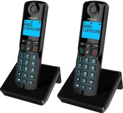 Радиотелефон Alcatel S250 Duo ru black, черный - купить с доставкой по ...
