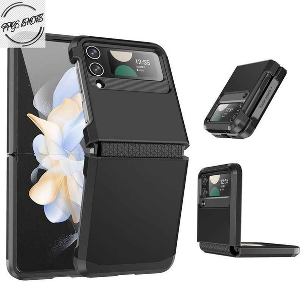 ZS Чехол противоударный armor для стент тонкий Samsung Z Flip 3 ...
