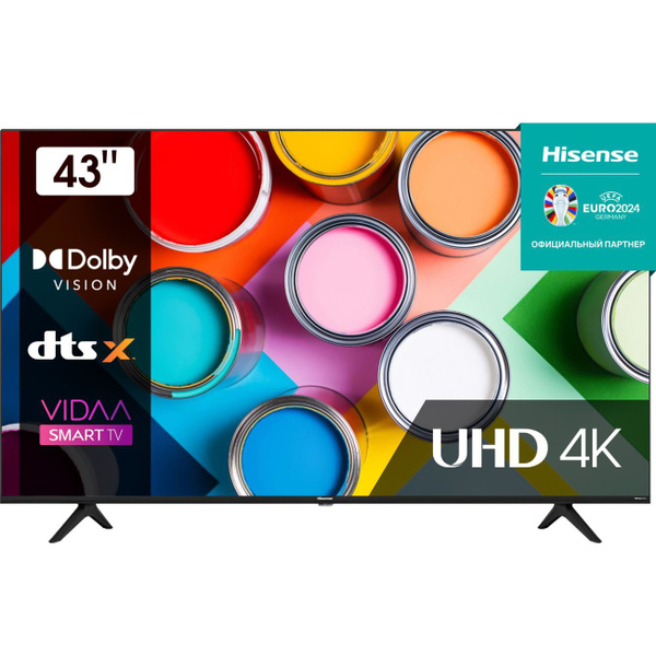 Купить телевизор Hisense 43A6BG 43" - купить с доставкой по выгодным ...
