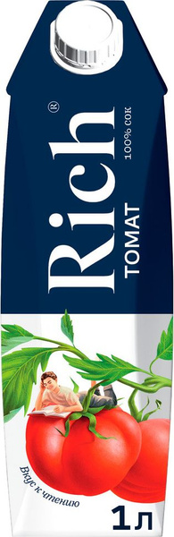 Сок Rich Томатный, 1 л - купить с доставкой по выгодным ценам в ...