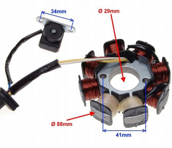 Катушка зажигания скутер 139qmb