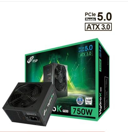 Блок питания компьютера FSP Hydro K Pro Pcle 5.0, 750 Вт (Hydro K Pro ...