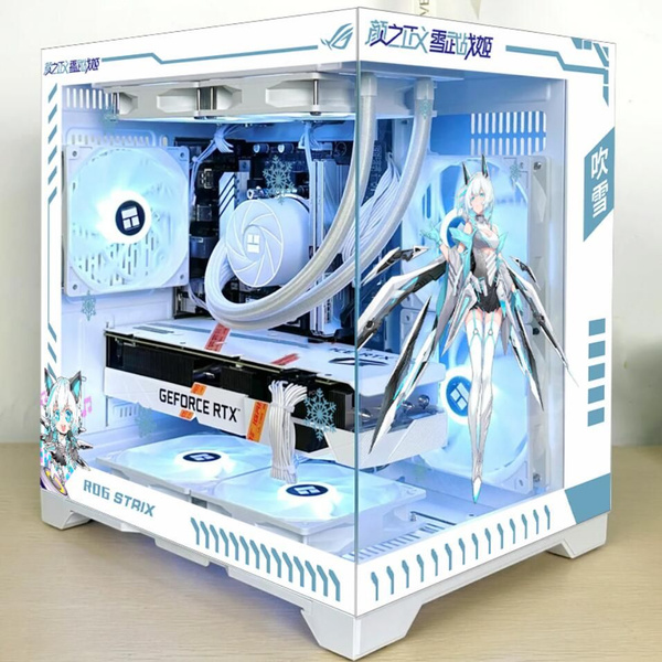 WJCOOLMAN Компьютерный корпус wanplay mini корпус для пк, синий, белый ...