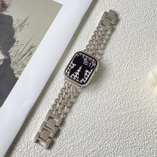Подходит для Apple Watch, металлического ремешка для часов Starlight ...