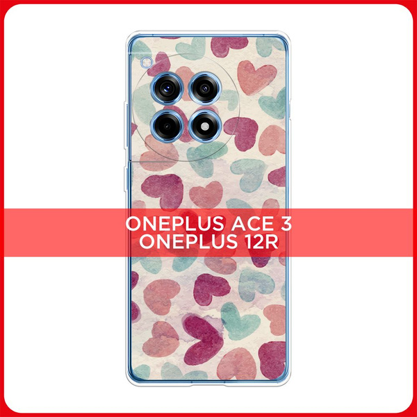 Силиконовый чехол на OnePlus Ace 3/12R / Ван Плас Асе 3/12R Фон из ...