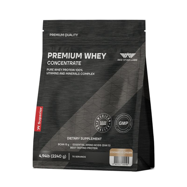 Характеристики Протеин 2240 гр, Red Star Labs Premium Whey Concentrate ...