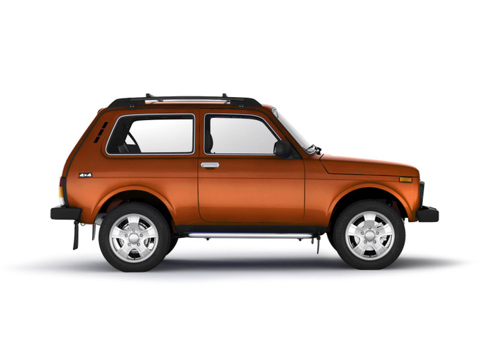 Рейлинг lada 4x4 черный муар арт 99999212119901