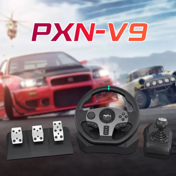 Игровой руль PXN-V9 для PC/PS3/PS4/Xboxone/Switch-.nm купить на OZON по ...