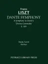 Dante Symphony, S. 109 - Study score - Franz Liszt