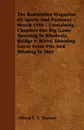 The Badminton Magazine Of Sports And Pastimes - March 1901 - Containing Chapters On. Big Game Shooting In Rhodesia, Bridge V. Whist, Shooting Geese From Pits And Whaling In Skye - Alfred E. T. Watson