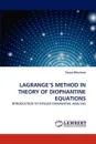 LAGRANGE'S METHOD IN THEORY OF DIOPHANTINE EQUATIONS - Tanya Mincheva