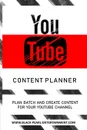 The YouTube Content Planner - Black Pearl Entertainment