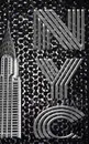 Black Diamond Iconic Chrysler Building New York City Sir Michael Huhn Artist Drawing Journal - Michael Huhn, Sir Michael Huhn