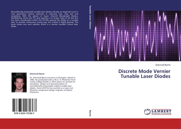 Обложка книги Discrete Mode Vernier Tunable Laser Diodes, Diarmuid Byrne