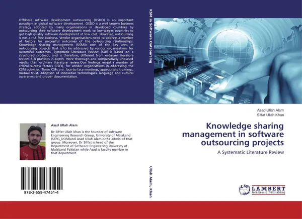 Обложка книги Knowledge sharing management in software outsourcing projects, Asad Ullah Alam and Siffat Ullah Khan