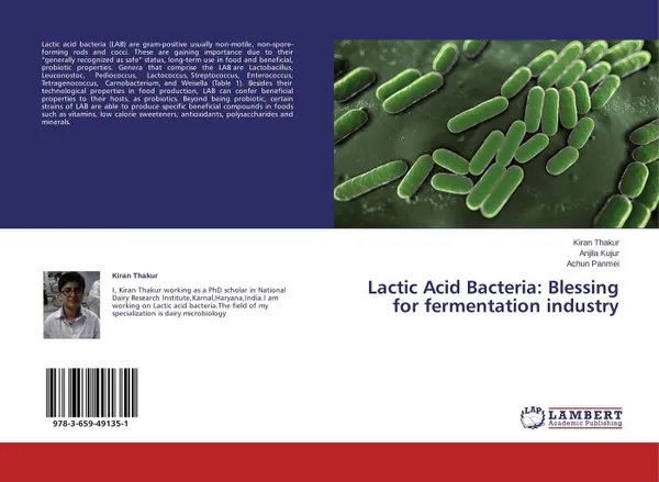 Обложка книги Lactic Acid Bacteria: Blessing for fermentation industry, Kiran Thakur,Anjila Kujur and Achun Panmei