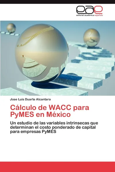 Обложка книги Calculo de Wacc Para Pymes En Mexico, Jose Luis Duarte Alcantara