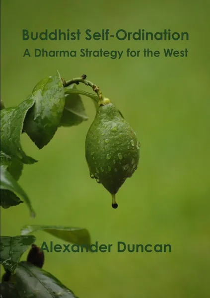 Обложка книги Buddhist Self-Ordination. A Dharma Strategy for the West, Alexander Duncan