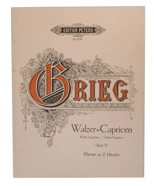 Обложка книги Grieg. Walzer = Capricen. Opus 37. Ноты , Эдвард Григ