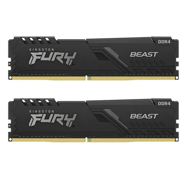 Модуль оперативной памяти Kingston Fury Beast DDR4 3200 МГц 2x16 ГБ ...