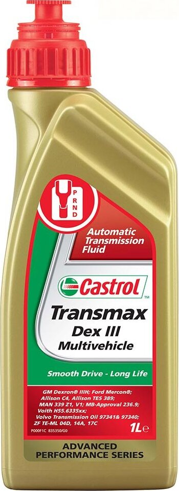 фото Масло трансмиссионное Transmax Dex III Multivehicle 1л Ford Mercon GM Castrol