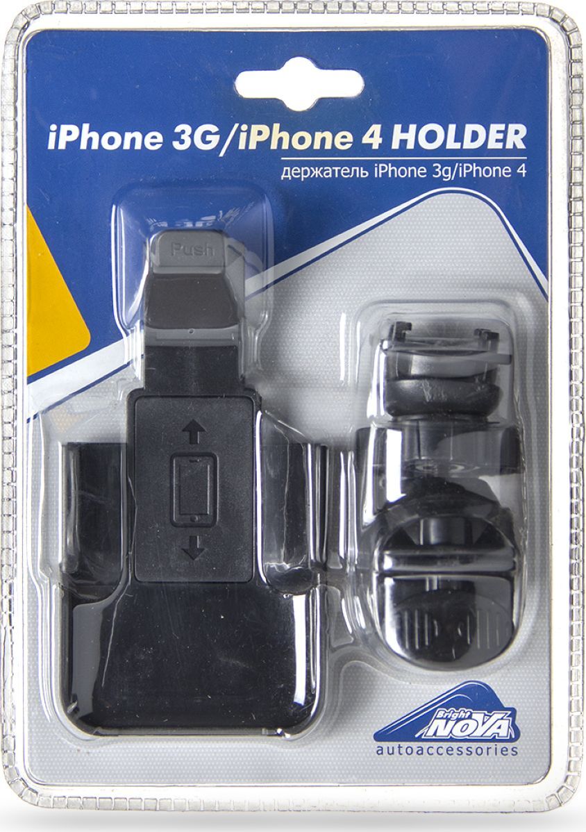 фото Держатель для iPhone 3G/4 Nova Bright, на велосипед, 39969, черный