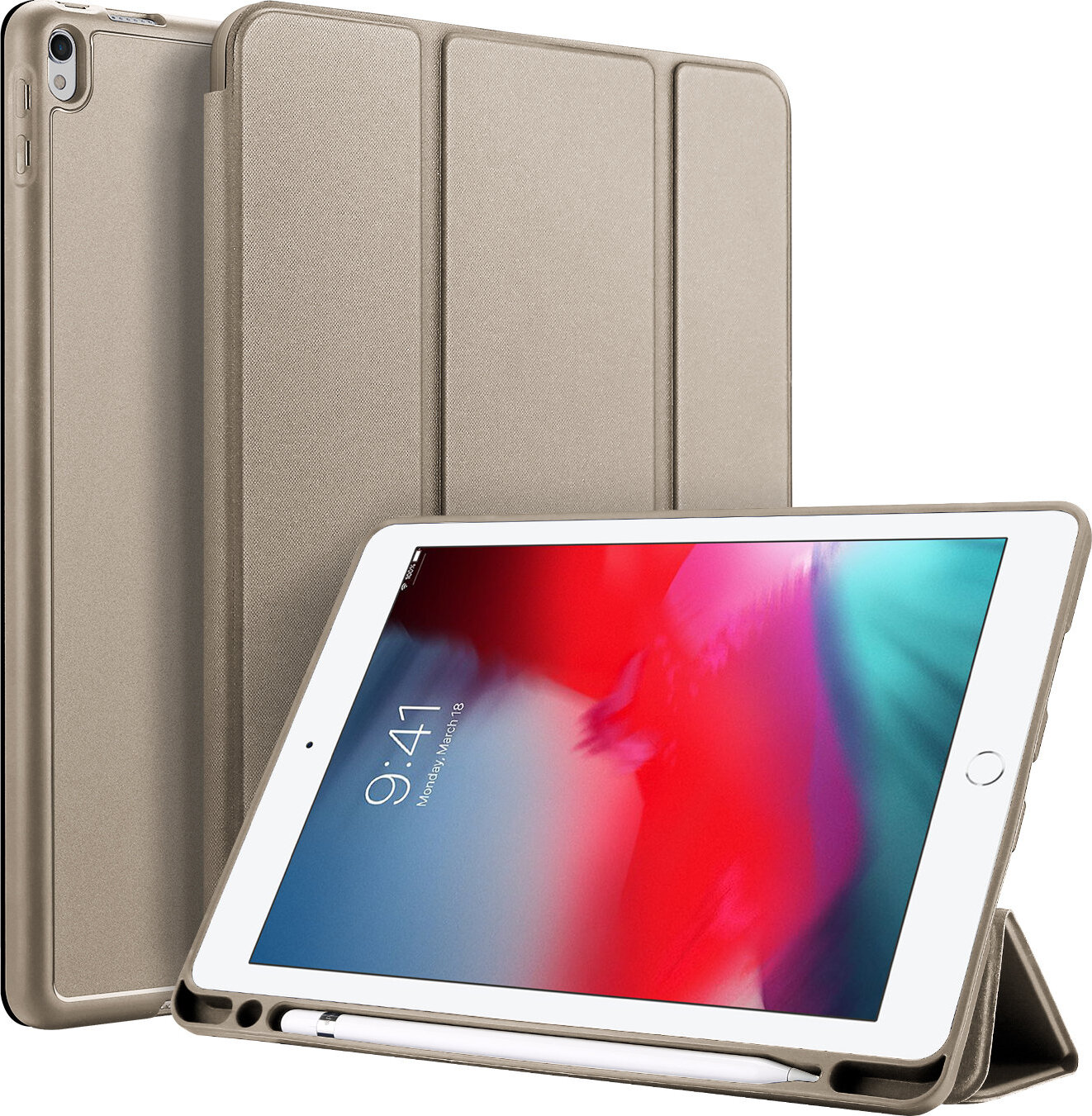 фото Чехол книжка iPad Pro 10.5 (2017) / iPad Air (2019) Osom series золотой Dux ducis