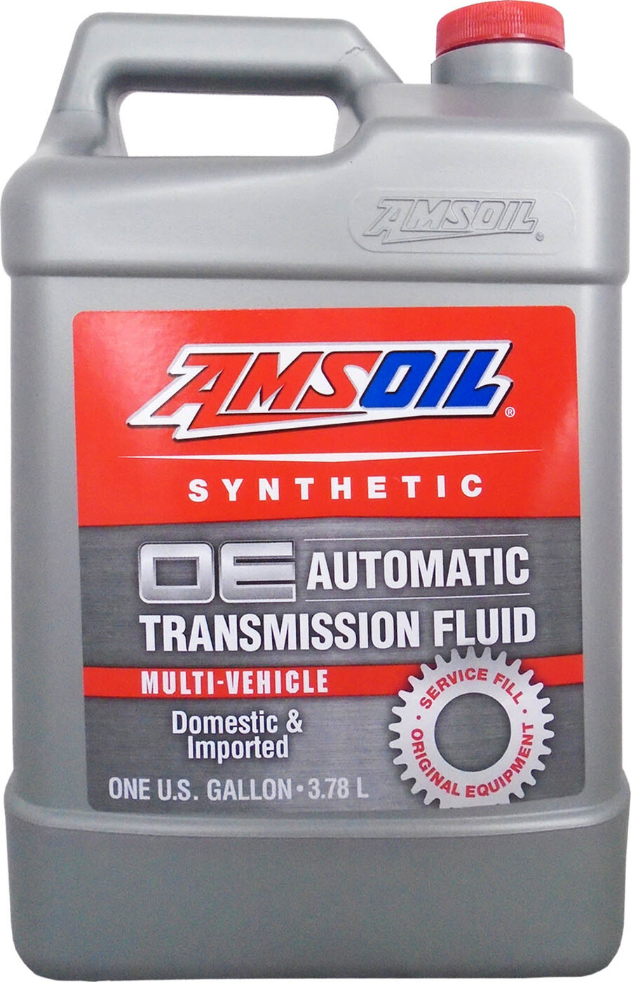 фото Трансмиссионное масло AMSOIL OE Synthetic Multi-Vehicle Automatic Transmission Fluid (ATF) (3,78л)*