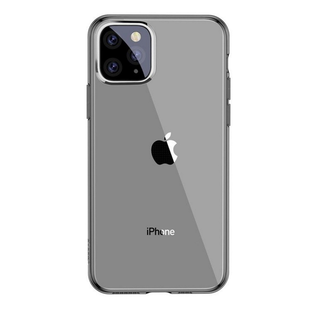ЧехолBaseusSimplicitySeriesbasicmodelдляAppleiPhone11ProMax(Айфон11ПроМакс)сдиагональю6.5"2019,прозрачный,черный
