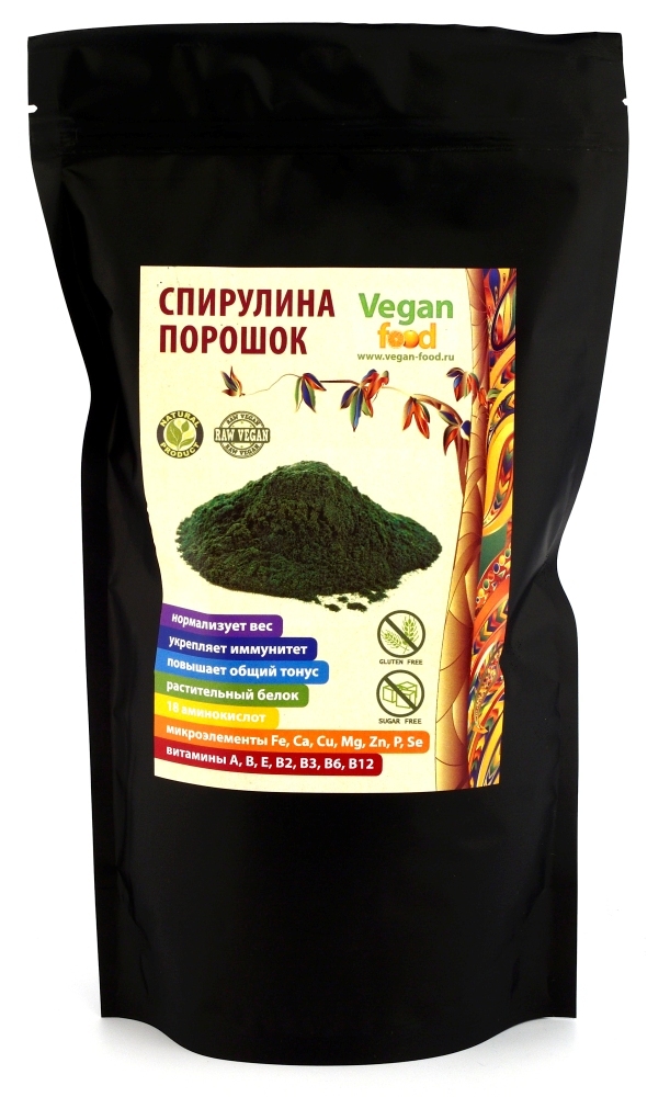 Спирулина порошок Vegan Food, 500 г