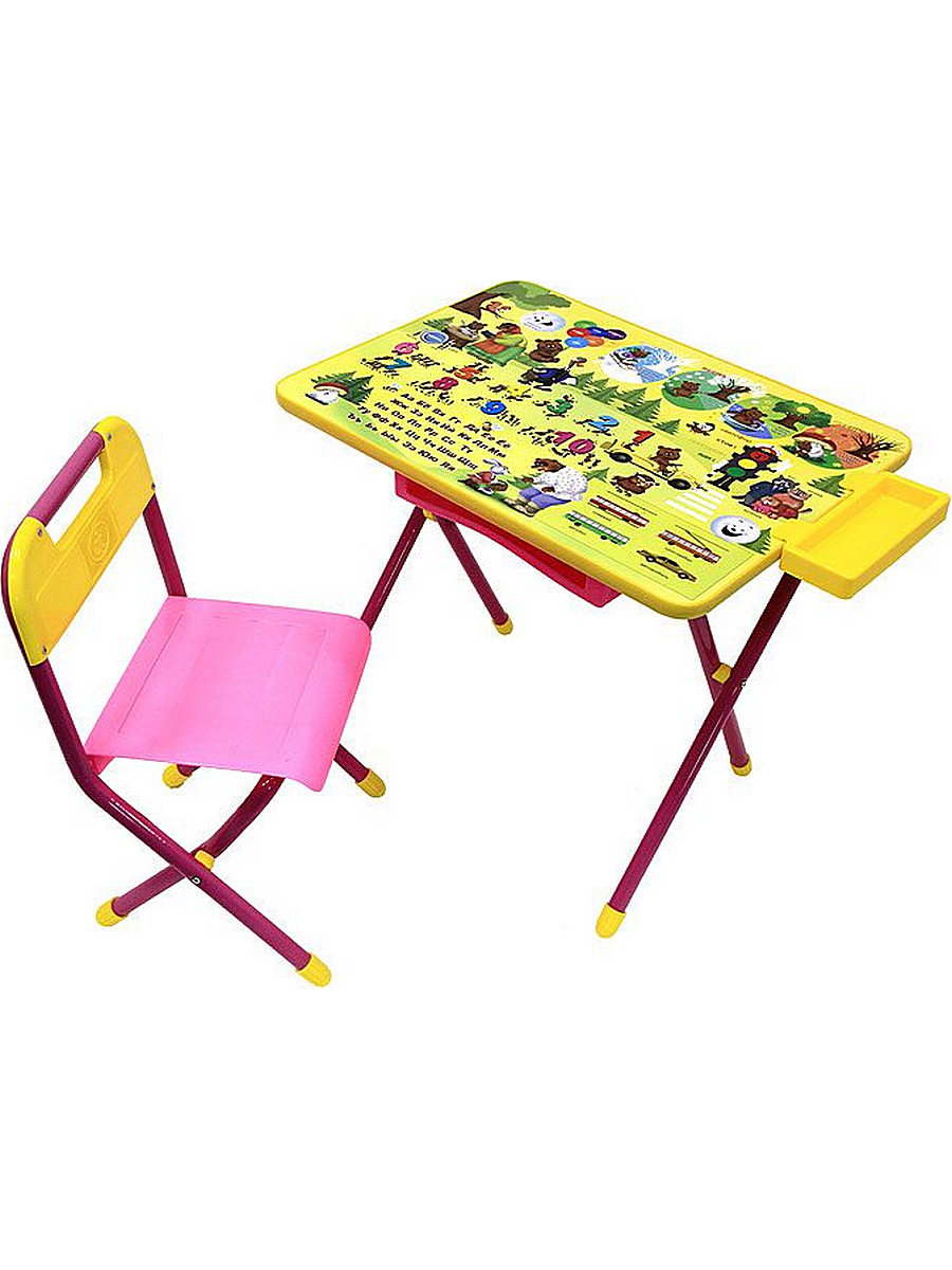 Дэми комплект детской складной мебели со столом и стулом от 1 до 5