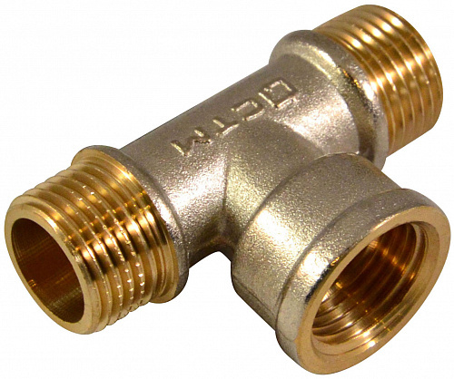 Тройник 3/4\" наружная-внутренняя-наружная резьба СТМ, CRTMFM34 - купить ...