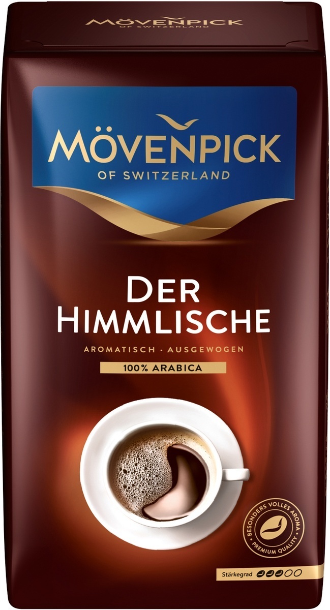 Movenpick Of Switzerland Der Himmlische кофе молотый, 500 г — купить в ...