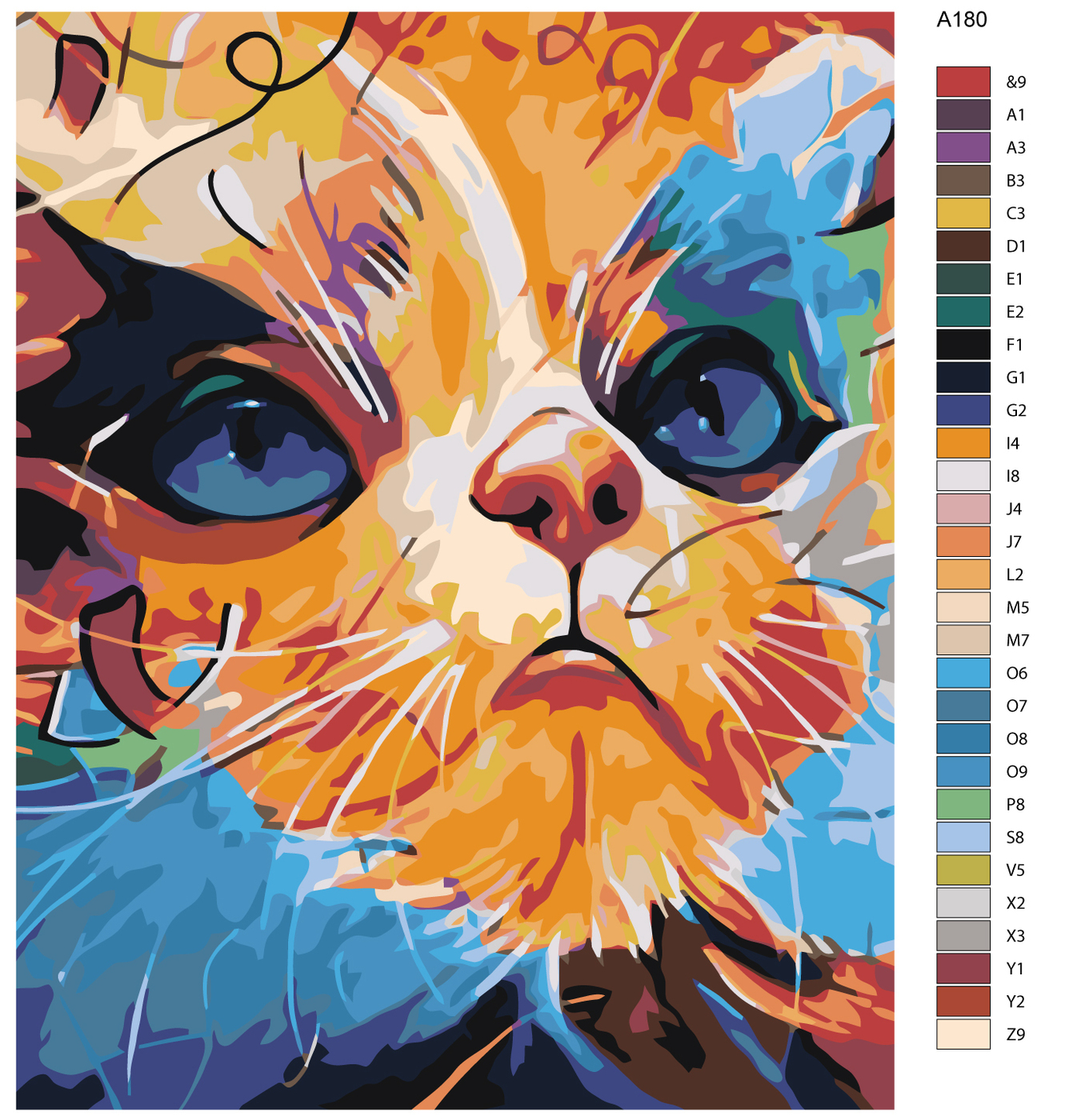 Яркие кошки в живописи