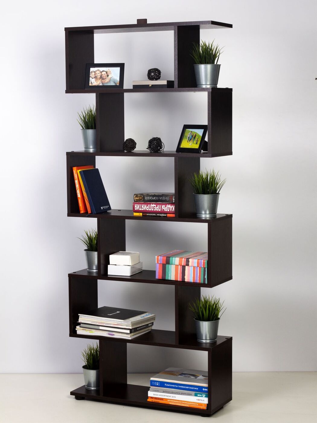 Стеллаж Зигзаг, 78х22х187,5 см, КУХОН
