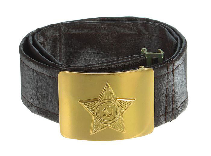 Как выпрямить кожаный ремень солдатский если он мяты - фото