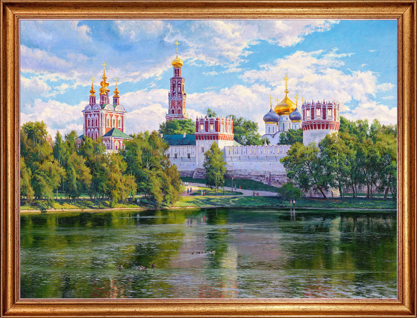 Сергей Басов картина Новодевичий монастырь