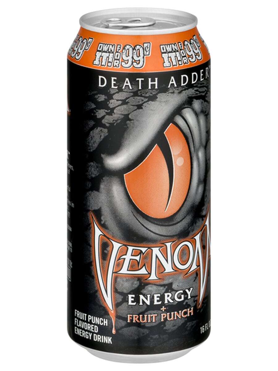 Энергетический напиток Dr.Pepper VENOM Death Adder Fruit Punch 473мл (США)